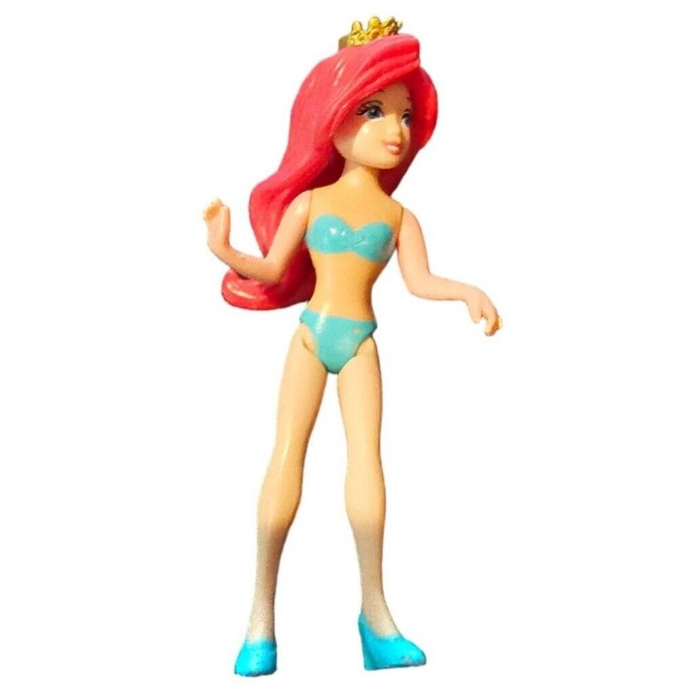 Polly Pocket Disney Ariel Little Mermaid Princess Action Figure 3.5” Toy 2009
